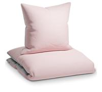 Soft Wonder-Edition, biancheria da letto, 135x200 cm, grigio chiaro/rosa