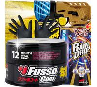 Soft99 Fusso Coat Dark + Rain Drop Tornado Set Protezione Vernice 12 Mesi Sig...