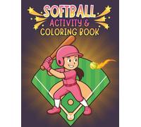 Softball Activity & Coloring Book