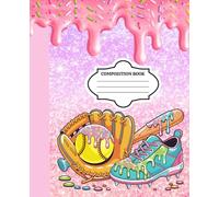 Softball Drip Composition Book - Pink Glitter Edition: Dripping Softball Glove & Cleat Design | 7.5″ x 9.5″ | 100 College-Ruled Pages: A fun and ... for journaling, school, or practice logs!
