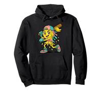 Softball Drip Queen - Ice Cream Style Youth Game Day Girls Felpa con Cappuccio