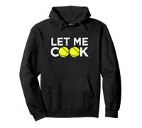 Softball Let Me Cook Divertente Softball Felpa con Cappuccio