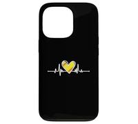 Softball Lover Girl Heartbeat Player Fan Mom Dad Coach Custodia per iPhone 13 Pro