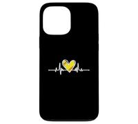 Softball Lover Girl Heartbeat Player Fan Mom Dad Coach Custodia per iPhone 13 Pro Max