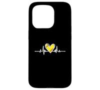 Softball Lover Girl Heartbeat Player Fan Mom Dad Coach Custodia per iPhone 15 Pro