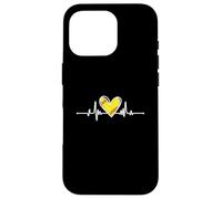 Softball Lover Girl Heartbeat Player Fan Mom Dad Coach Custodia per iPhone 16 Pro