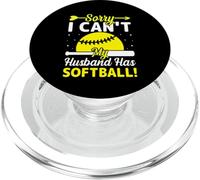 Softball Lover Wife - Sorry I Can't My Husband Has Softball PopSockets PopGrip per MagSafe