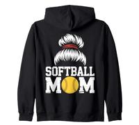 Softball Moglie Softball Coach Moglie Softball Moglie Felpa con Cappuccio