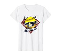 Softball Mom Life: Io Sono Solo l'autista Maglietta, Donna, Bianco, XXL