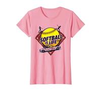 Softball Mom Life: Io Sono Solo l'autista Maglietta, Donna, Rosa, M