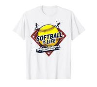 Softball Mom Life: Io Sono Solo l'autista Maglietta, Uomo, Bianco, 3XL