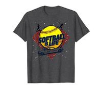 Softball Mom Life: Io Sono Solo l'autista Maglietta, Uomo, Grigio Scuro, XL
