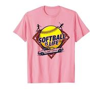 Softball Mom Life: Io Sono Solo l'autista Maglietta, Uomo, Rosa, S