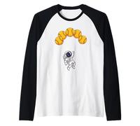 Softball Palloncino Astronauta Fluttuante Cosmonauta Spazio Maglia con Maniche Raglan
