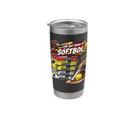Softball Perché perdo un regalo Bicchiere termico in acciaio inox doppia parete