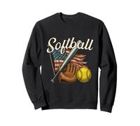 Softball - Softball Lover Softball Giocatore Softballer Felpa