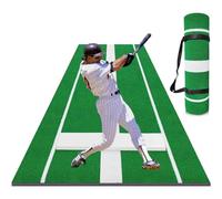 Softball - Tappetino da lancio con tumulo in gomma intarsiato, per allenamento in interni ed esterni