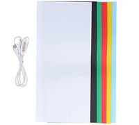 Softbox fotografico pieghevole con mini anello luminoso, studio fotografico con scatola luminosa a LED con 6 fondali, scatola portatile per gioielli, artigianato, piccoli oggetti,