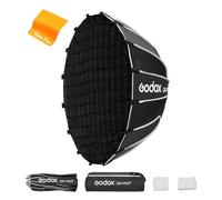 Softbox GODOX QR-P90T 90 cm Profondità Parabolica a Sgancio Rapido Griglia 42,7 cm per GODOX MS300-V SK400II QT400III QT600III SL60II e Studio