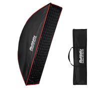 Softbox Multiblitz SF-30x120 Bowens con griglia e diffusori, modellatore di luce per flash da studio e luce continua a LED, diffusore fotografico per ritratti e illuminazione video