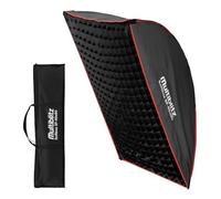 Softbox Multiblitz SF-60x90 Bowens con griglia e diffusori, modellatore di luce per flash da studio e luce continua a LED, diffusore fotografico per ritratti e illuminazione video