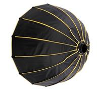 Softbox parabolico profondo 120 cm con griglia a nido d'ape e borsa per il trasporto