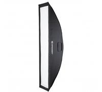 Softbox rettangolare Bresser SS-9 con griglia a nido d'ape 20x90 cm