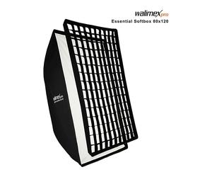 SOFTBOX WALIMEX 1023425, Adatto per l'uso con flash e luci continue dotati di attacco Bowens