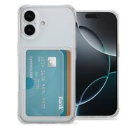 IMOSHION Softcase Backcover con portacarte 3.0 Cover per Apple iPhone 17, Trasparente