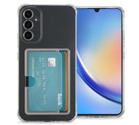 IMOSHION Softcase Backcover con portacarte 3.0 Cover per Samsung Samsung Galaxy A34 (5G), Trasparente