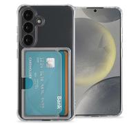 IMOSHION Softcase Backcover con portacarte 3.0 Cover per Samsung Samsung Galaxy S24, Trasparente