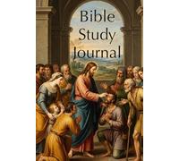 Softcover 6 x 9 Blank Lined Notebook Journal composition book - Bible study - Jesus healing