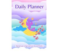 SOFTCOVER - Daily planner A4 for woman in the sky, dream in high, cute daily planner suitable for study, work, business, secrets, travel and whatever you can imagine