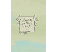 Softcover Meditation Journal | Quiet-Time Scripture Reflection | Luke 12:27