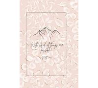 Softcover Meditation Journal | Quiet-Time Scripture Reflection | Matt. 19:26