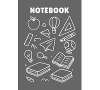 Softcover notebook with lines for taking notes. Popular for high school.: Size 8.27" x 11.69" 120 Page. Easy to carry, not too big or thick.