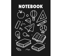 Softcover notebook with lines for taking notes. Popular for high school.: Size 8.27" x 11.69" 120 Page. Easy to carry, not too big or thick.