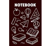 Softcover notebook with lines for taking notes. Popular for high school.: Size 8.27" x 11.69" 120 Page. Easy to carry, not too big or thick.