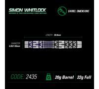 Softdart Freccette Winmau S.Whitlock Edizione Speciale 22G