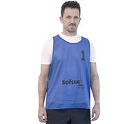 Softee Equipment Set di 5 pettorine Softee numerate da 11 a 15 Gilet, Blu, Taglia Unica Unisex-Adulto