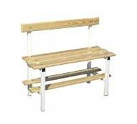Softee - Panca da spogliatoio con schienale 1,5 m