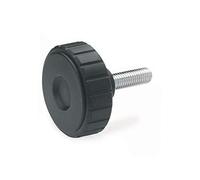 Softline - Vite con impugnatura zigrinata, diametro 44 mm, M6 x 10 mm