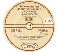 Softly Whispering I Love You / Lovers Of The World Unite - Congregation, The* / David & Jonathan 7" 45