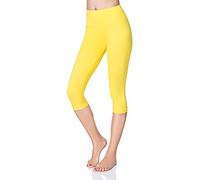 SOFTSAIL Delle Donne A Vita Alta 3/4 di Lunghezza Pancia Pannello di Controllo delle Ghette Classico Casual Stretch Traspirante delle Signore del Cotone Pantaloni LWP34