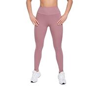 SOFTSAIL Leggings a Coste a Vita Alta da Donna, Pantaloni da Yoga Elastici Push-up per Palestra e Allenamento, Abbigliamento Sportivo, Traspirante e Confortevole, Taglie dalla L/XL, Rosa