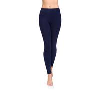 SOFTSAIL Leggings Donna in Cotone al 95% Leggings per Donne Vita Alta Lunghezza Totale Legging Pantaloni Elastici Tempo Libero Relax Passeggiata