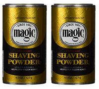 SoftSheen-Carson Magic - Polvere da barba profumata, oro, depilatorio, aiuta a fermare gli urti del rasoio, 127 g (confezione da 2)