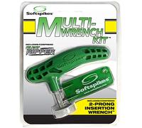 SOFTSPIKES, Kit di Chiavi Multipla. Unisex-Adulto, Verde, Cleat Ripper, Key Wrench