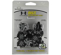 SOFTSPIKES Stuamix, Picchi da Golf Unisex-Adulto, Nero/Argento, Taglia Unica