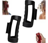 Softss Elastic Fashion Shark Clipss, Cozy Clipss, Clip per capelli morbidi 4,2 cm, clip morbide e flessibili per donne, clip flessibili e unsnappabili (nero)